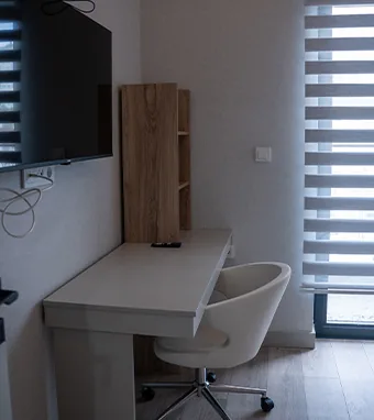 Atayurt öğrenci odası iç mekân görünümü
